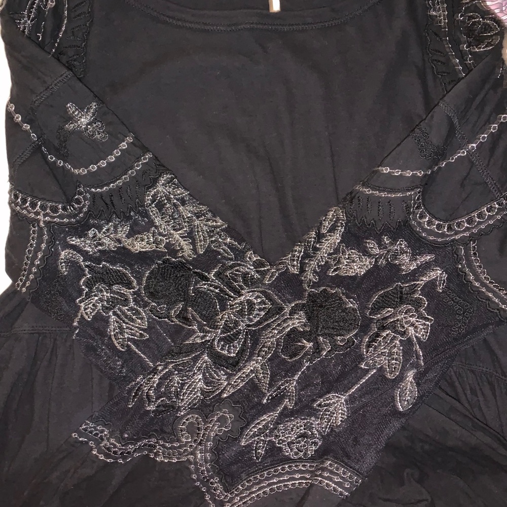 Black Free People Long Sleeve